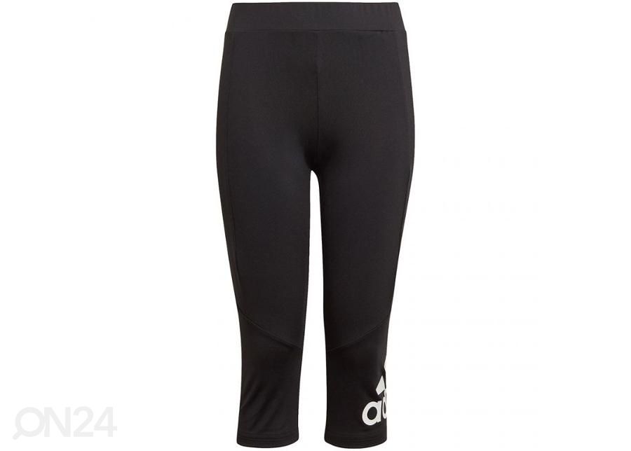 Детские спортивные леггинсы длиной 3/4 Adidas G BL 3/4 TIG увеличить