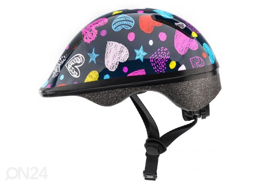 Детский велосипедный шлем Meteor KS06 Hearts размер XS 44-48 см Jr увеличить