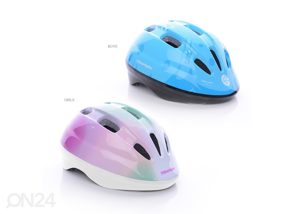 Детский велосипедный шлем RAYBOW синий размер S увеличить