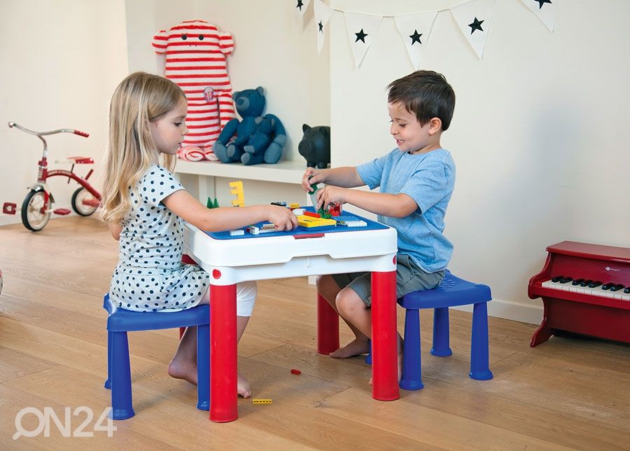 Детский стол и стулья Keter Construct увеличить