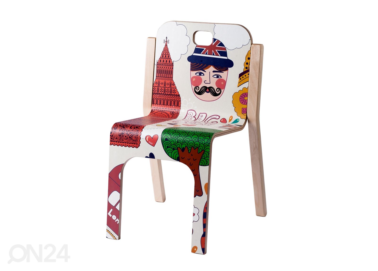 Детский стул Tommy 3 London h 57/35 cm увеличить