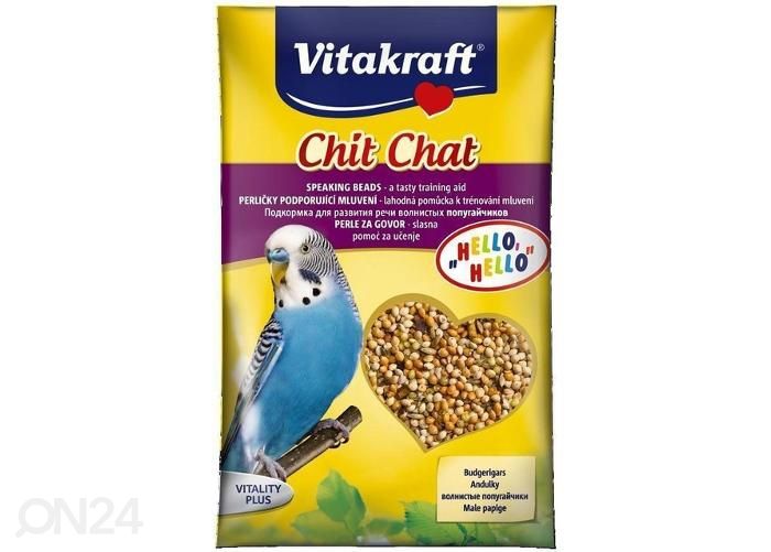 Дополнительный корм для волнистых попугаев chit-chat 20 г увеличить