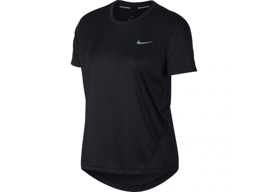 Женская футболка для бега Nike Miler Top SS W AJ8121-010 увеличить