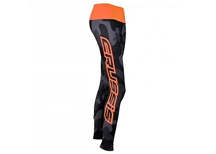 Женские велосипедные штаны CRUSSIS серо-оранжевый размер S увеличить