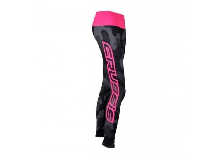 Женские велосипедные штаны CRUSSIS серо-розовые увеличить