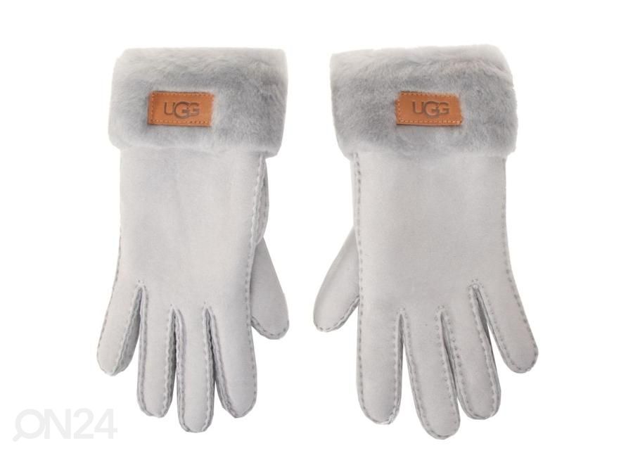 Женские зимние перчатки UGG Turn Cuff Glove W 17369-Lgry увеличить