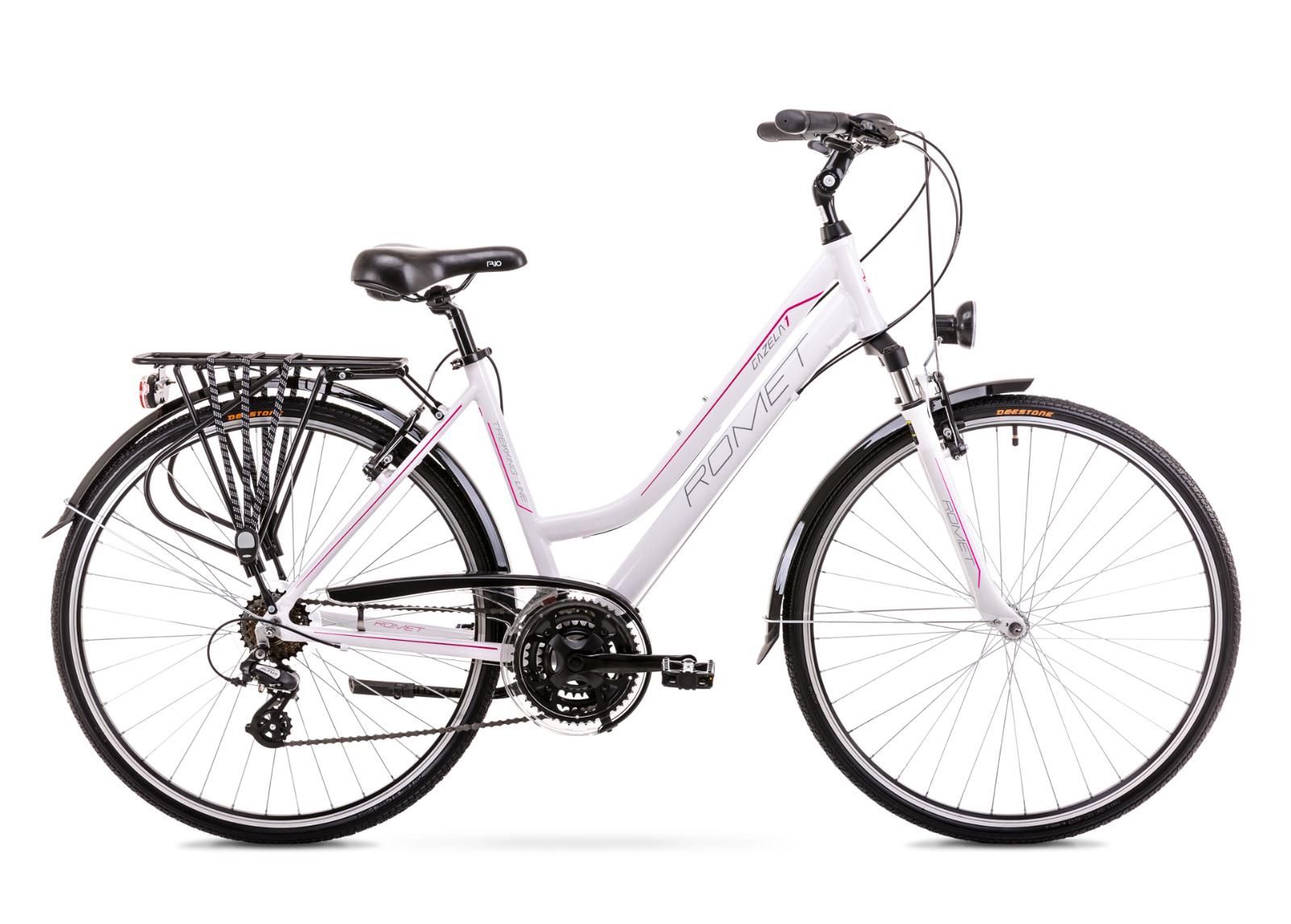 Женский велосипед для походов 17 S Rower ROMET GAZELA 1 белый увеличить