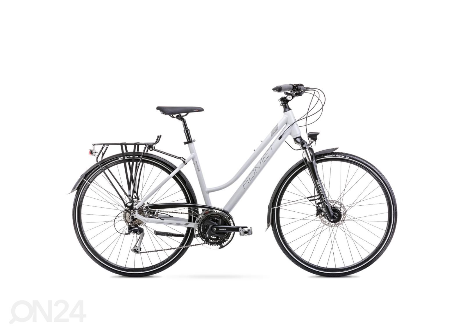 Женский гибридный велосипед 28 дюймов Arkus Romet Gazela 8 серый увеличить