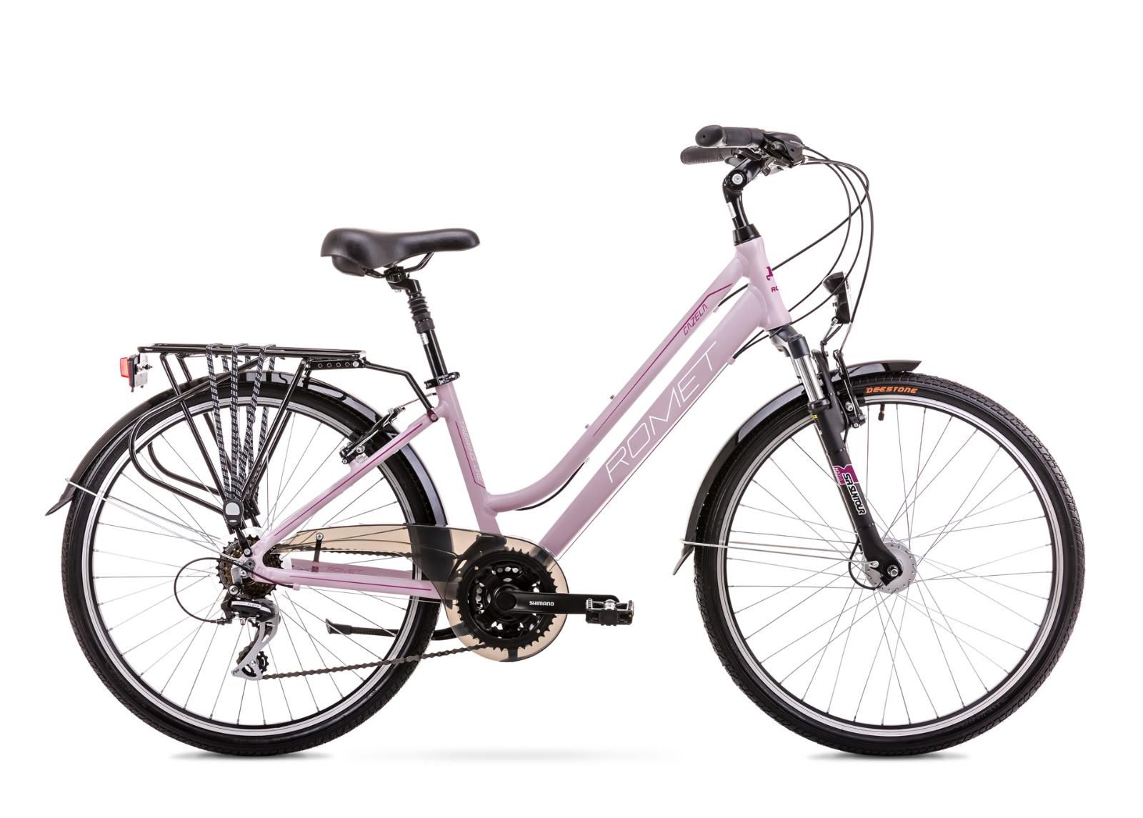 Женский городской велосипед 15 S Rower ROMET GAZELA 2 26 фиолетовый увеличить