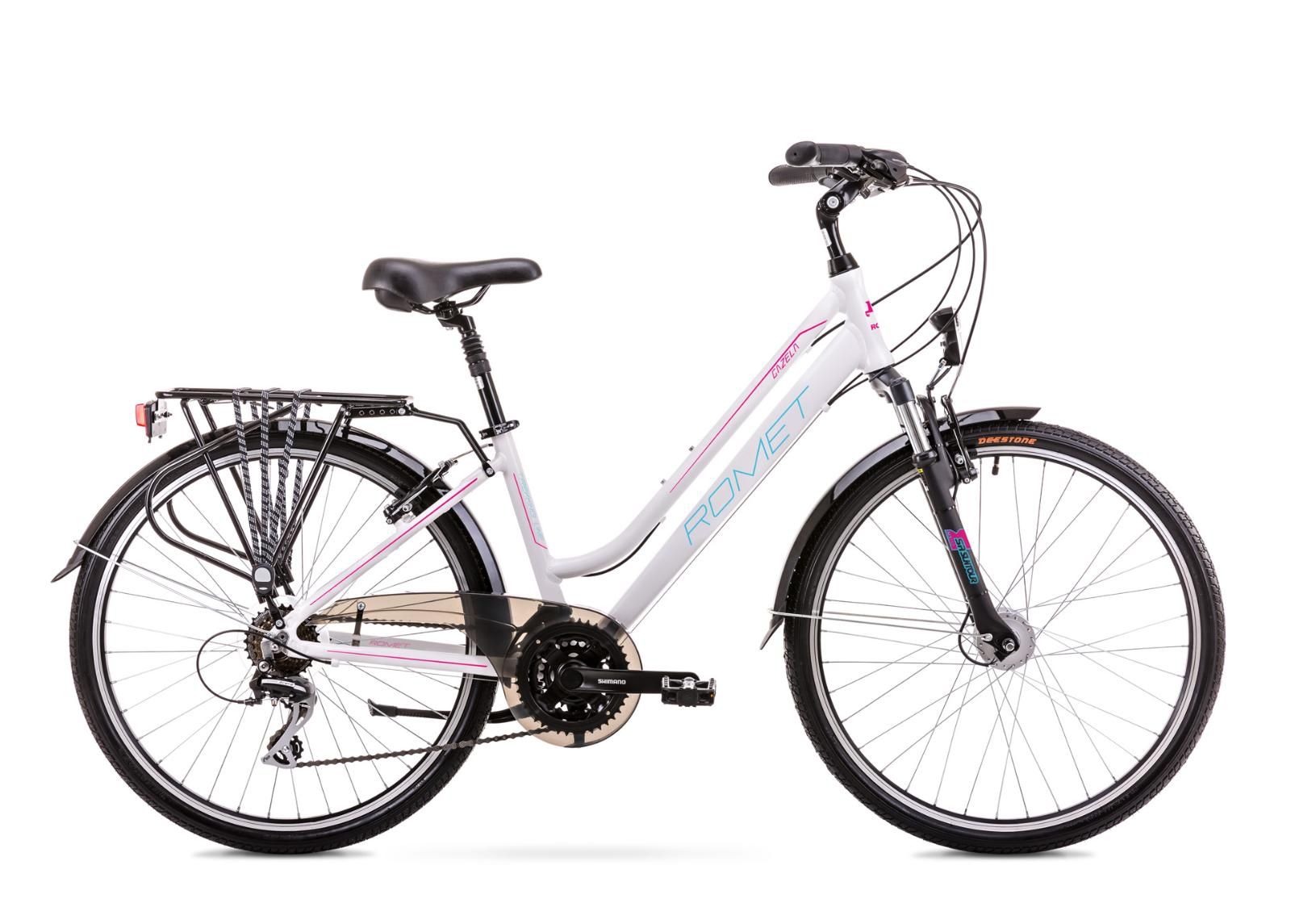 Женский городской велосипед 17 M Rower ROMET GAZELA 2 26 белый увеличить