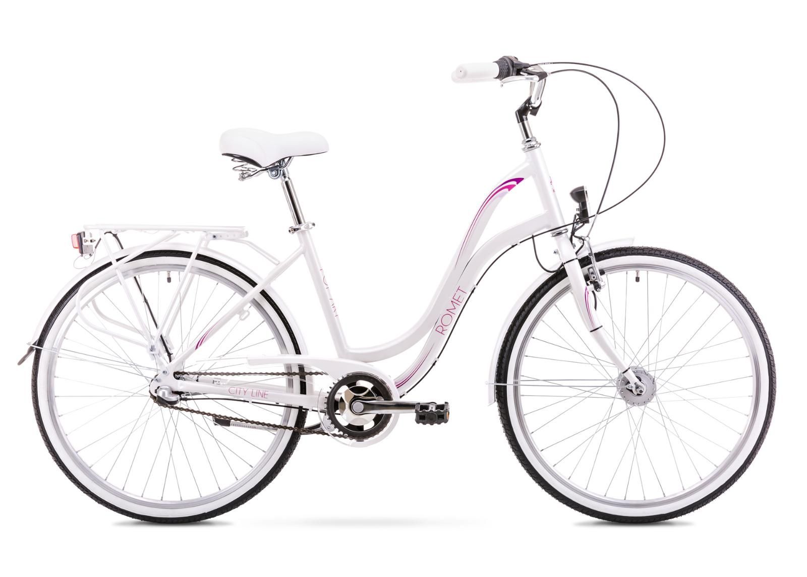 Женский городской велосипед 19 L Rower ROMET POP ART 26 белый увеличить