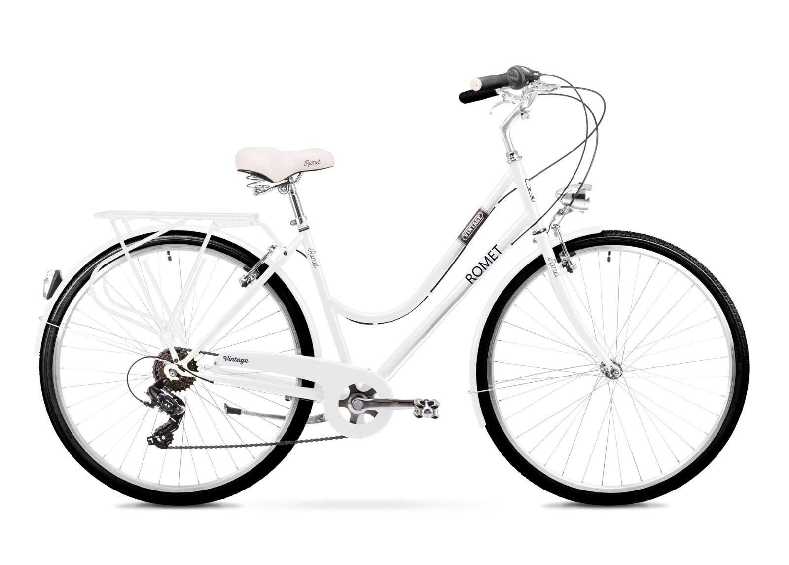 Женский городской велосипед 20 L Rower ROMET VINTAGE D белый увеличить