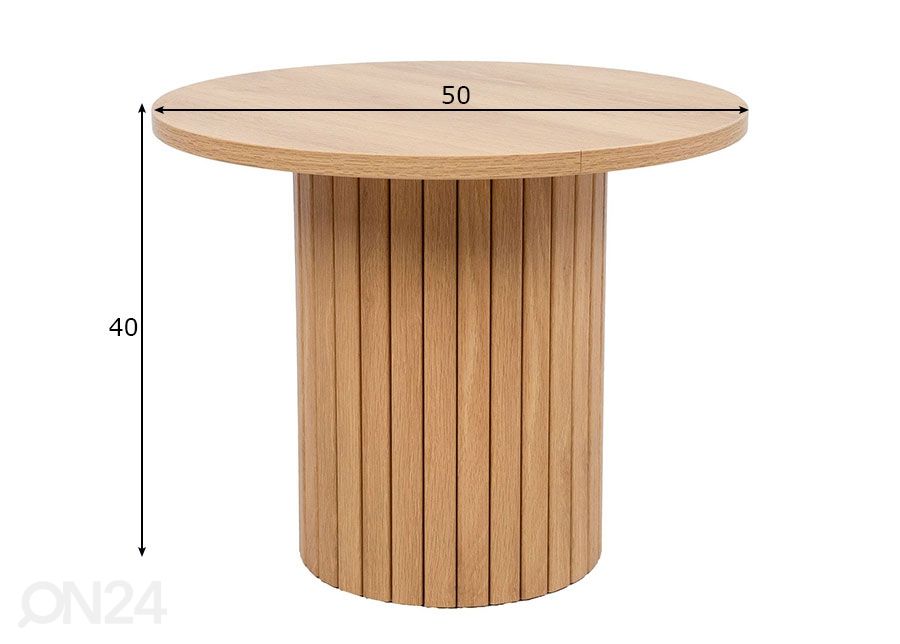 Журнальный столик Cindy Ø 50 см увеличить размеры