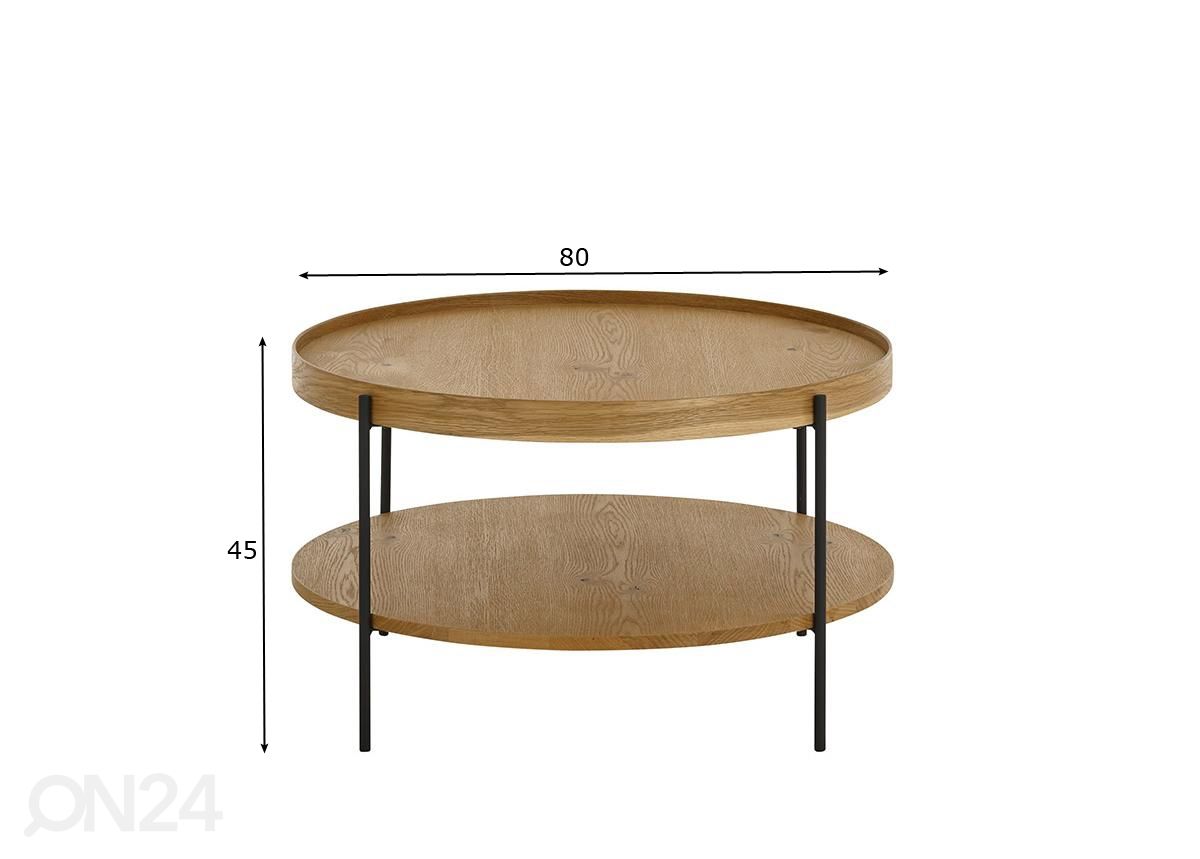 Журнальный стол Arenal Ø 80 cm увеличить размеры