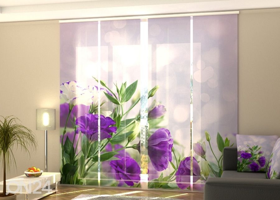 Затемняющая панельная штора Purple Eustoma 240x240 см увеличить