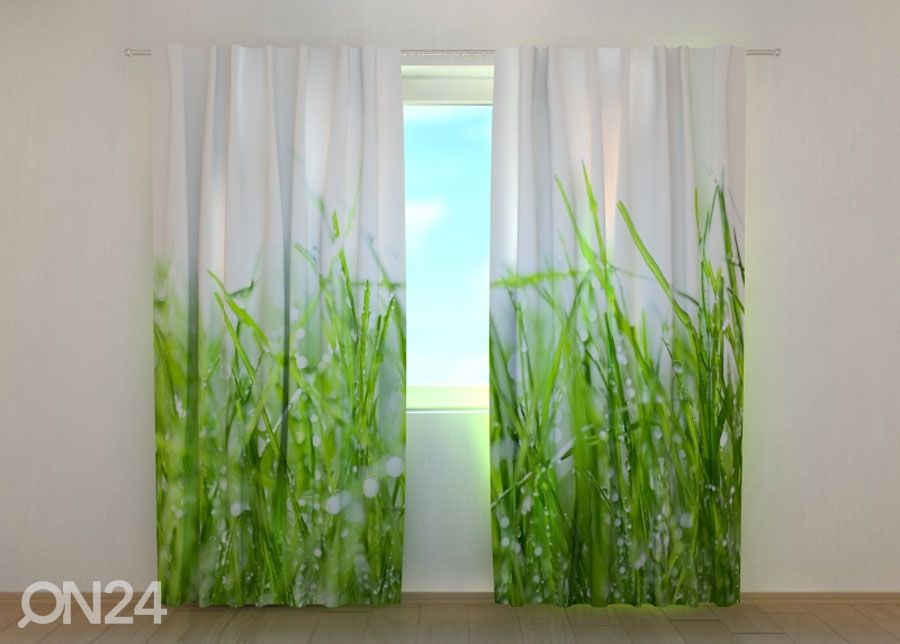 Затемняющая штора Fresh Green Grass 240x220 cm увеличить