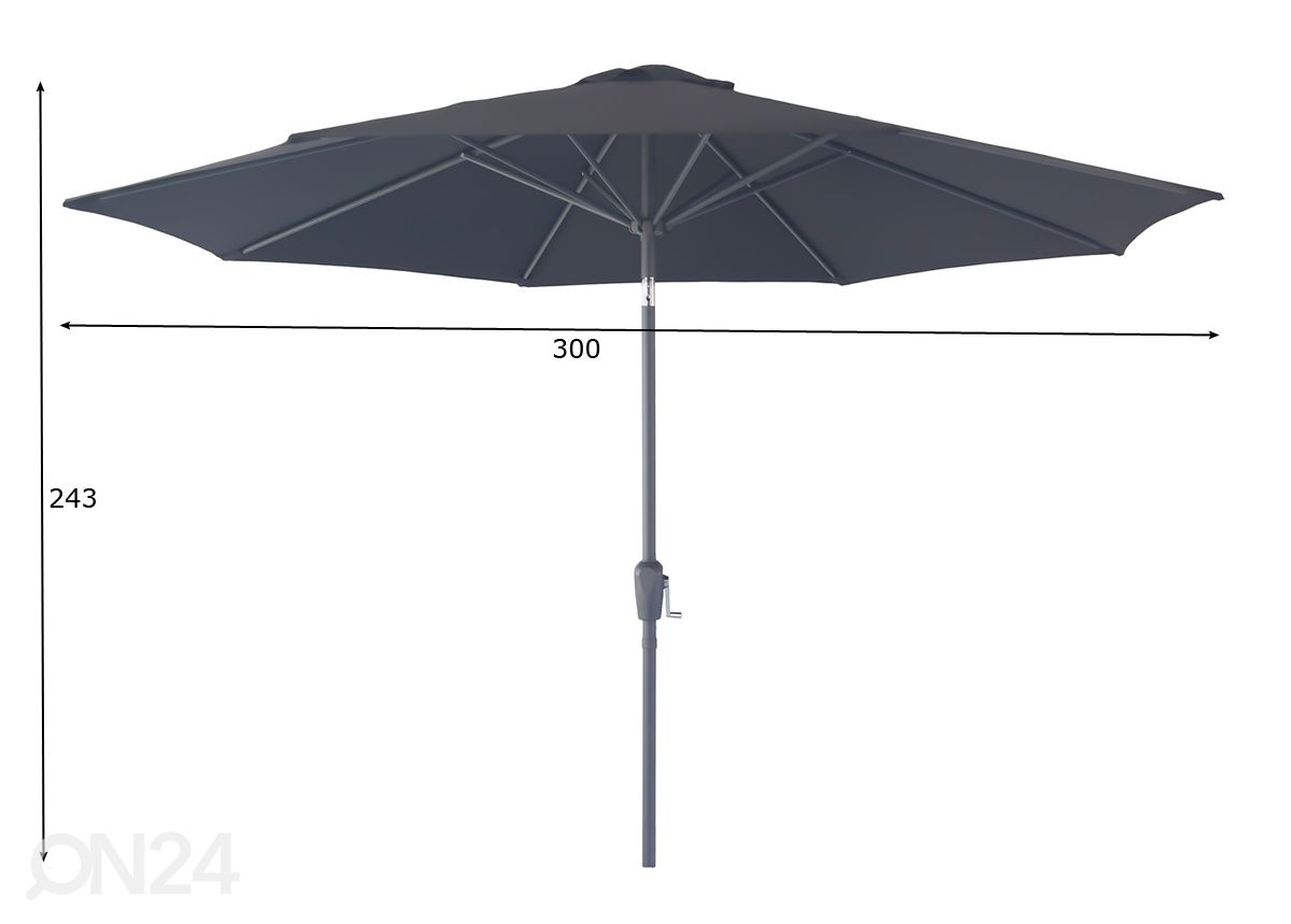 Зонт от солнца Austin Ø3 m увеличить размеры