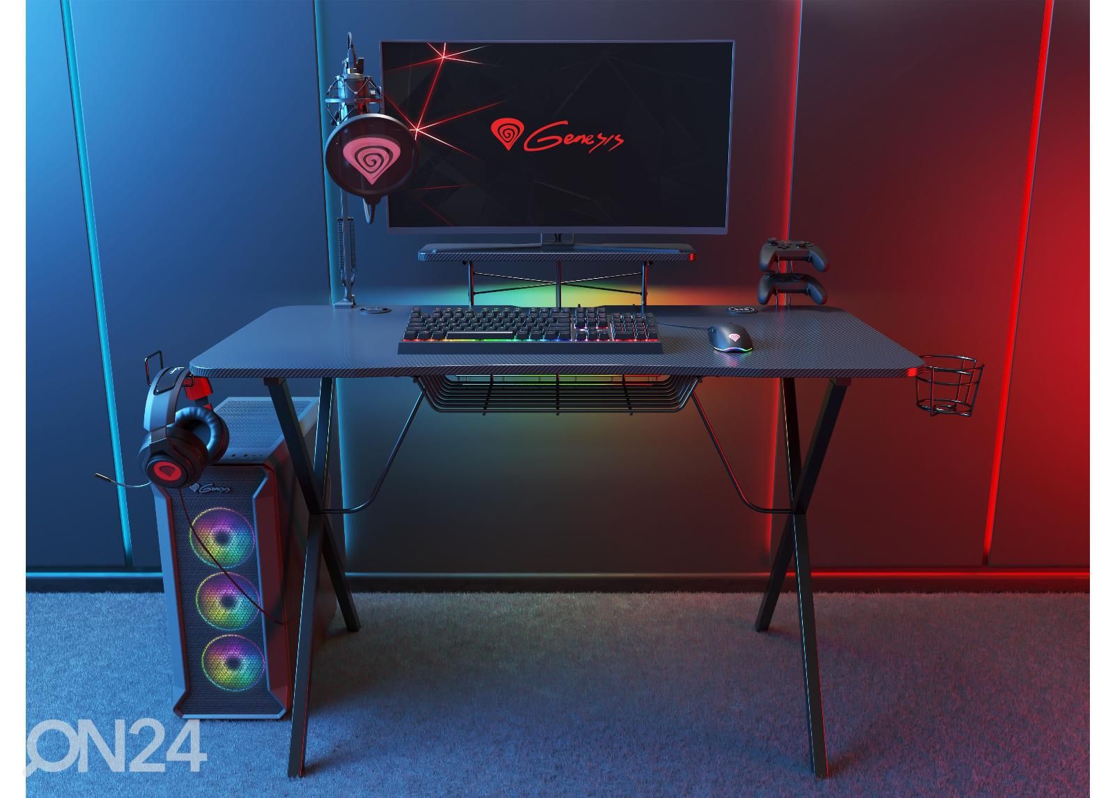 Игровой стол Genesis Holm 300 RGB, черный увеличить