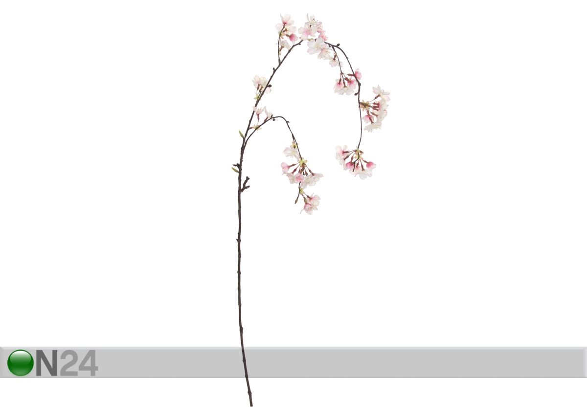 Искусственная ветка вишни розово-белая 120 cm увеличить