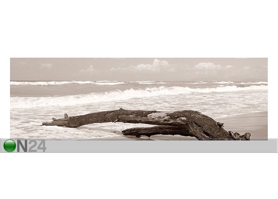 Картина Ветка на берегу, 45x140 cm увеличить