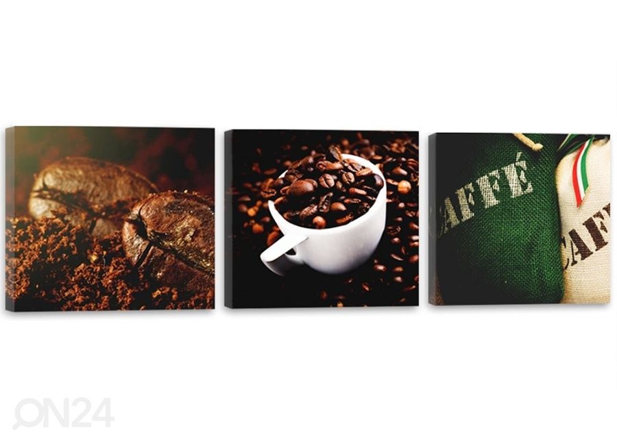 Картина из 3-частей Aromatic coffee увеличить