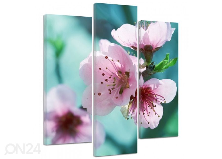 Картина из 3-частей Cherry blossoms 3D 90x80 см увеличить