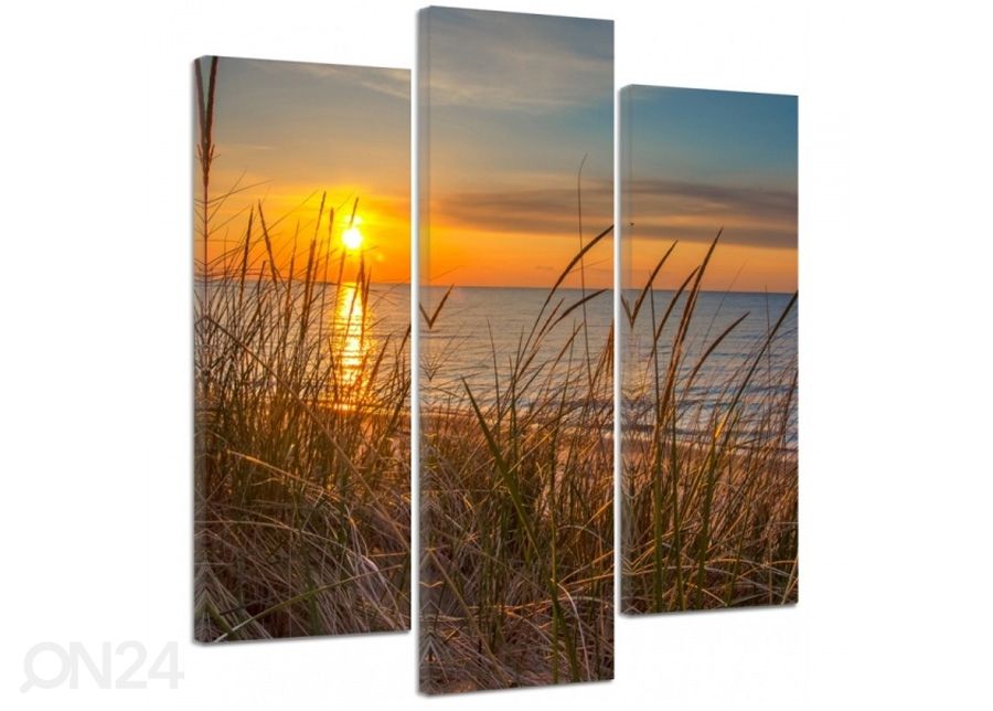 Картина из 3-частей Sunset over the dunes 3D 90x80 см увеличить