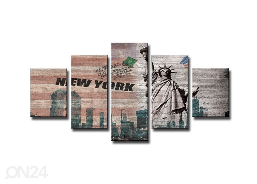 Картина из 5-частей New York увеличить