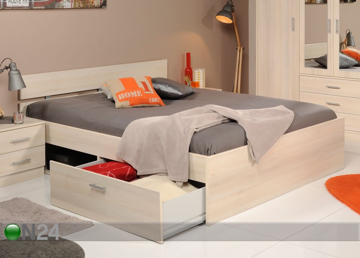 Комплект кровати Infinity 160x200 cm акация увеличить
