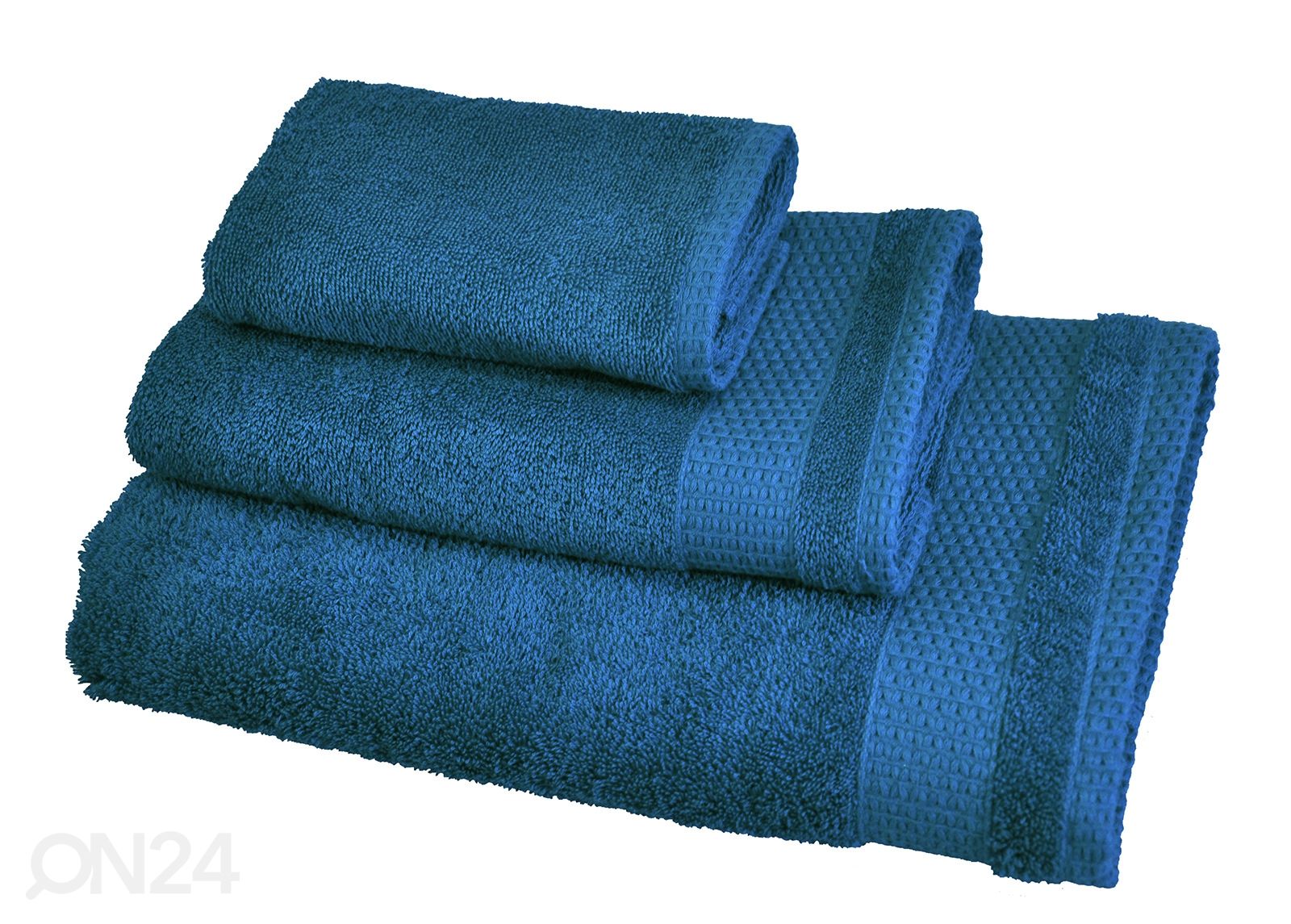 Комплект махровых полотенец Madison морской синий, 3 шт увеличить