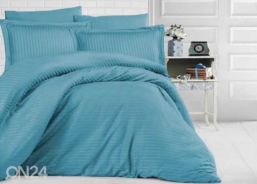 Комплект постельного белья из сатина Uni Sky Blue 200x220 см увеличить