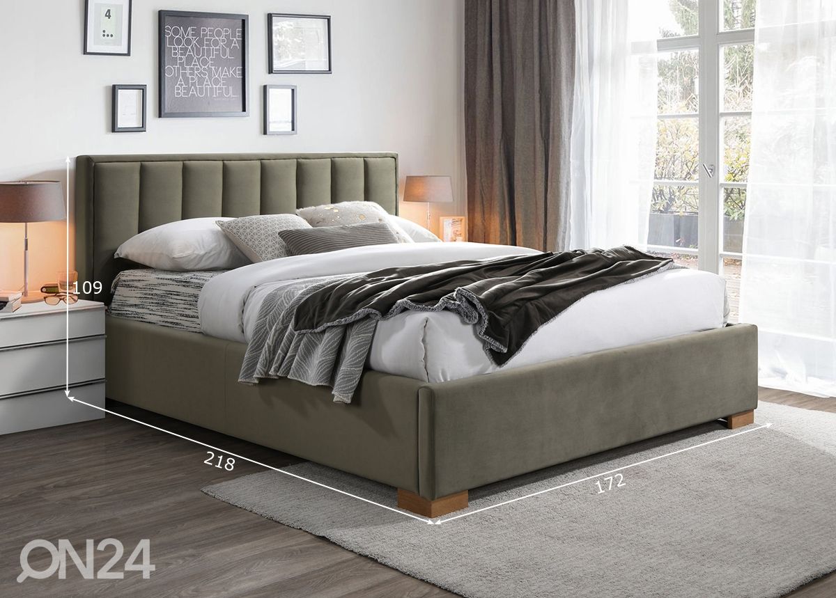 Кровать с ящиком Assoro 160x200 cm увеличить размеры
