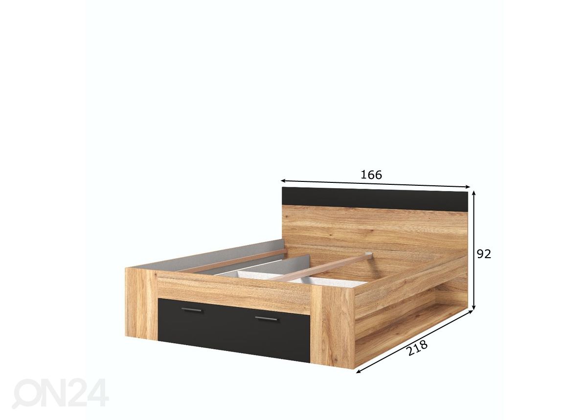 Кровать с ящиком Betty 160x200 cm увеличить размеры