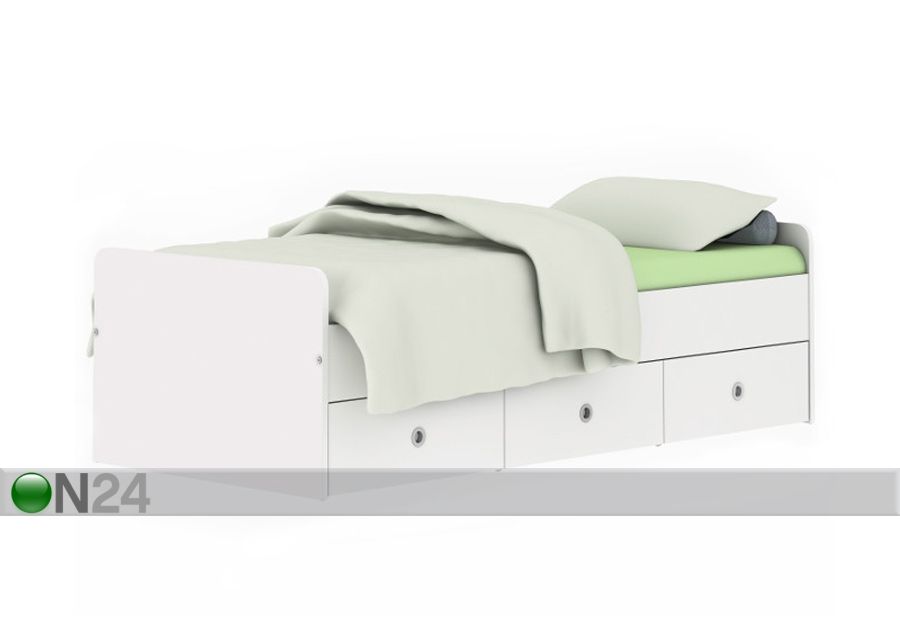 Кровать Combee 90x200 cm, с ящиками увеличить