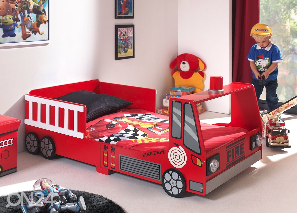 Кровать Fire Truck 70x140 cm увеличить