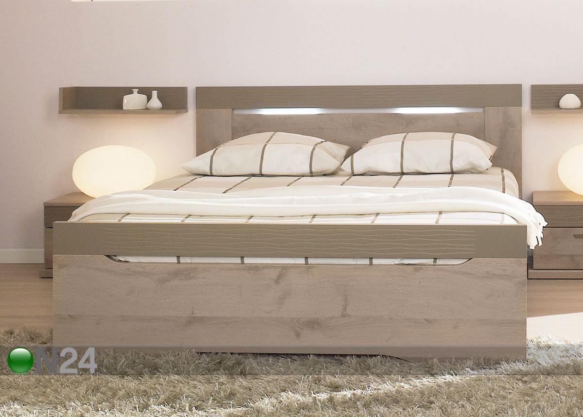 Кровать Perla oak 140x200 см увеличить