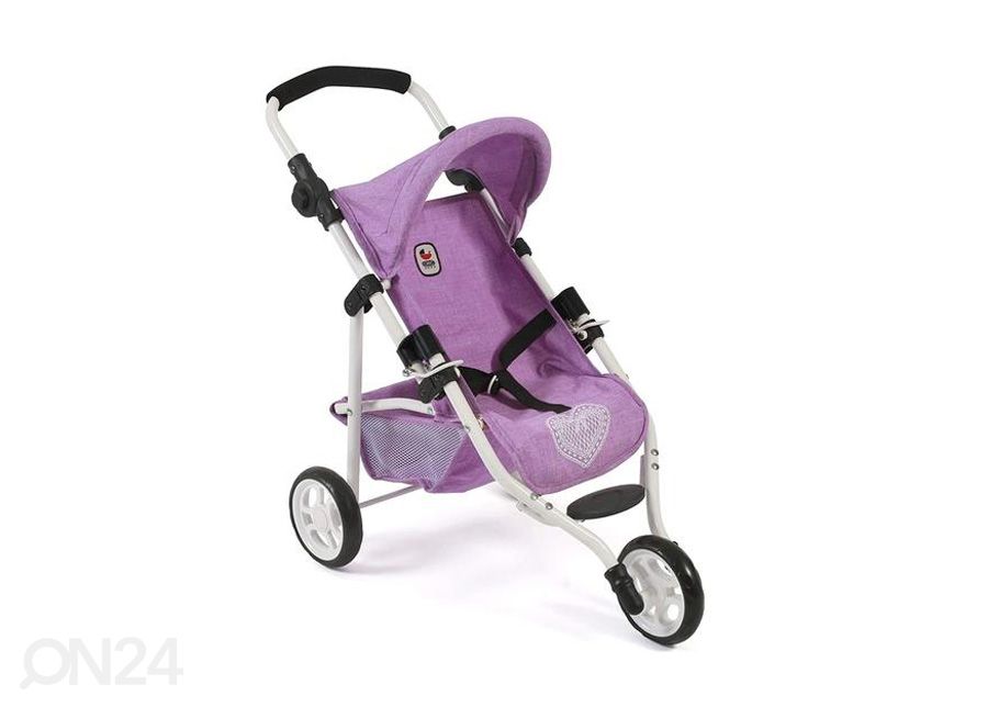 Кукольная коляска 3-х колесная Chic Lola фиолетовая увеличить