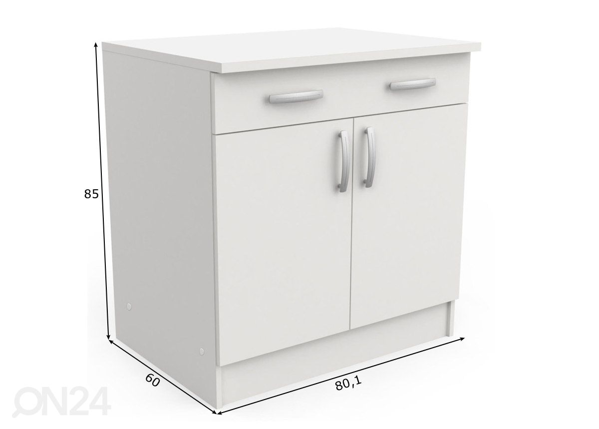 Кухонный шкаф Nova 80 cm увеличить размеры