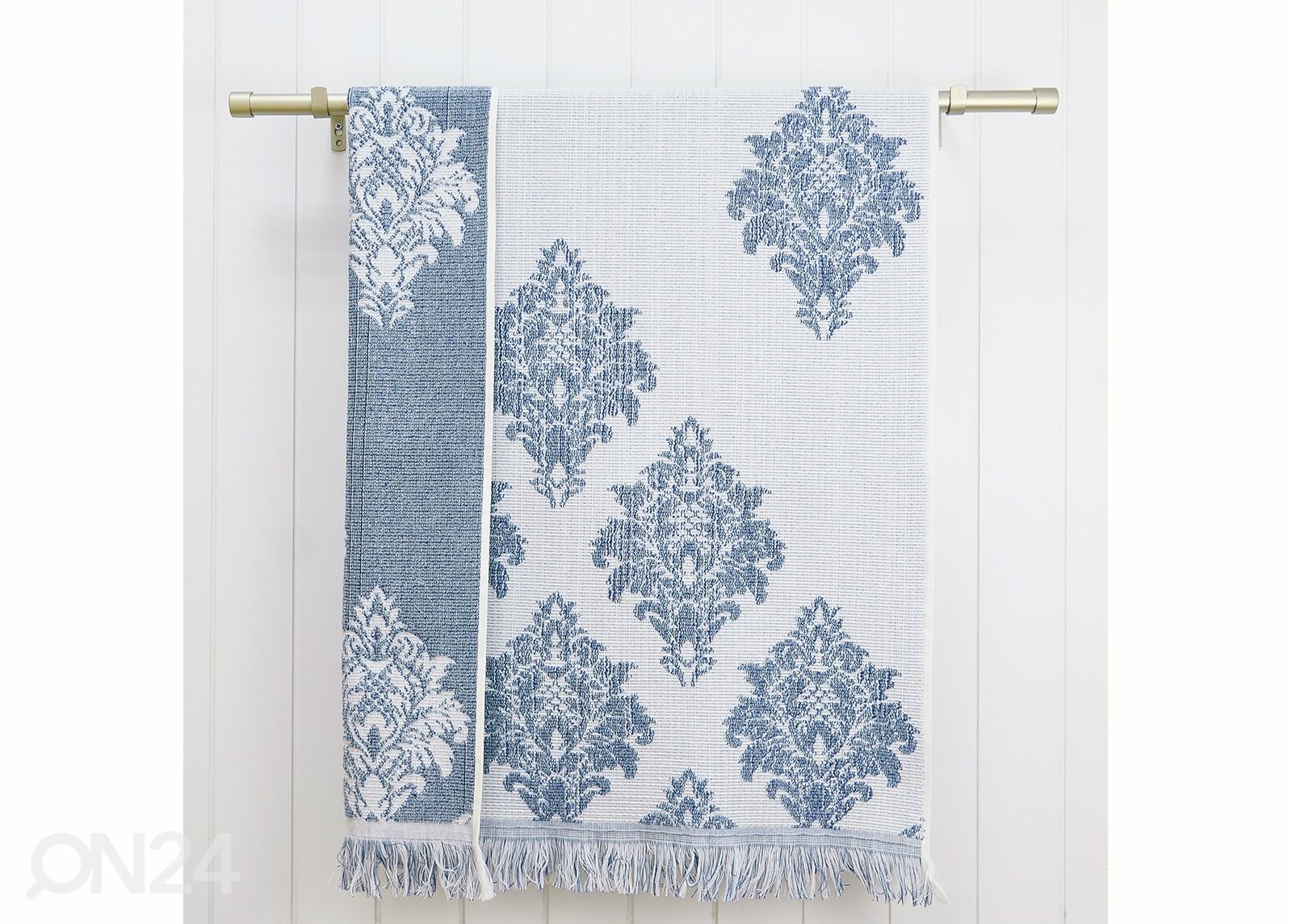 Махровое полотенце Versailles, синий 48x90 cm увеличить
