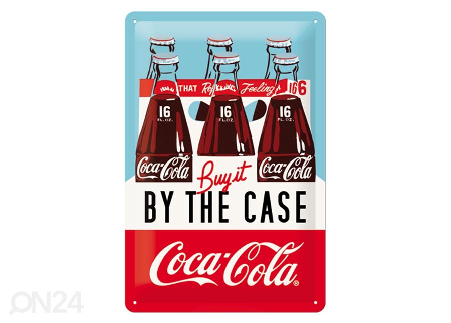 Металлический постер в ретро-стиле Coca-Cola Buy it by The Case 20x30 cm увеличить