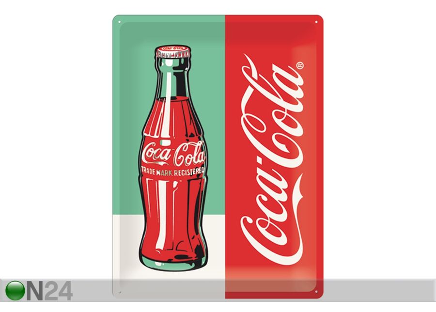 Металлический постер в ретро-стиле Coca Cola Pop Art Pudel 30x40 cm увеличить