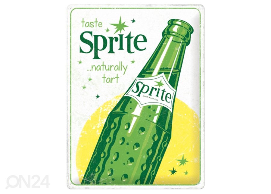 Металлический постер в ретро-стиле Sprite - Bottl 30x40 см увеличить