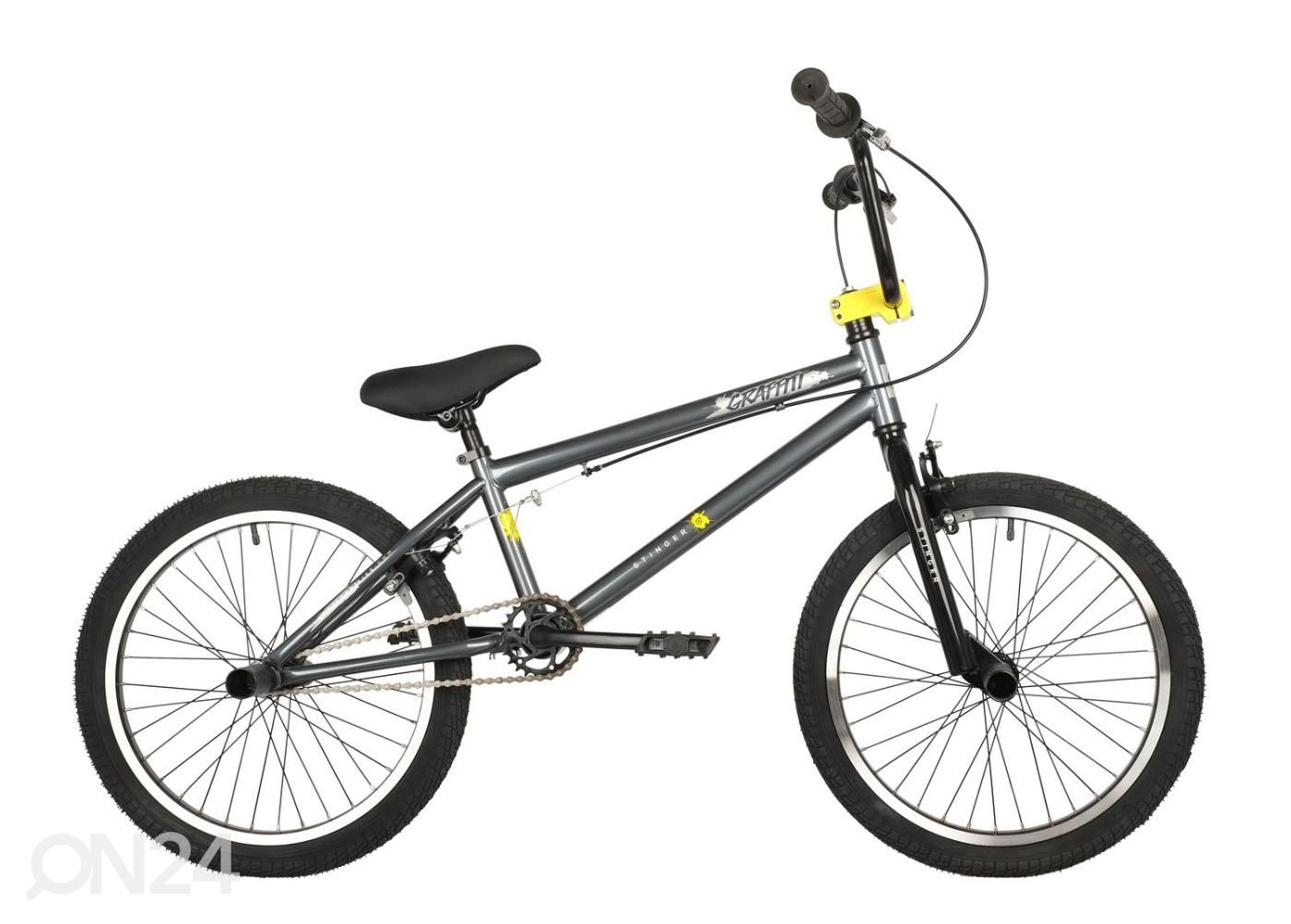 Молодежный велосипед BMX 20" Stinger графитовый серый увеличить