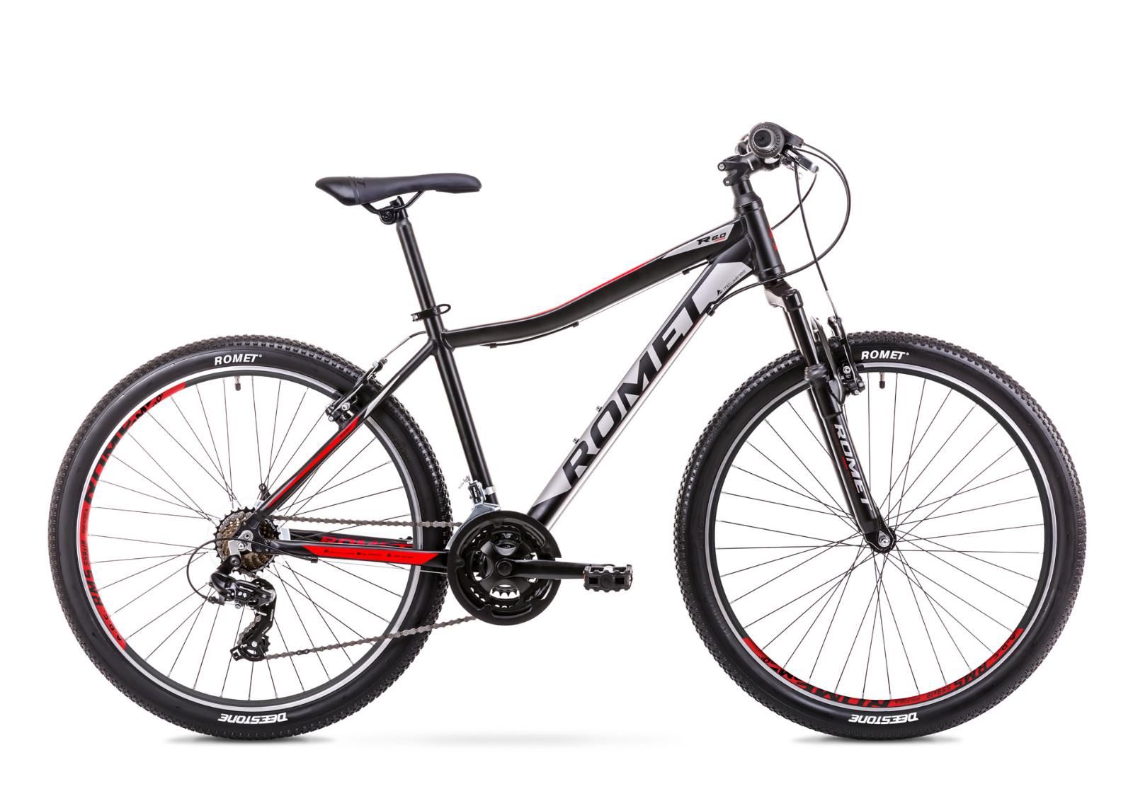 Молодежный горный велосипед 17 M Rower ROMET RAMBLER R6.0 JR черно-красный увеличить