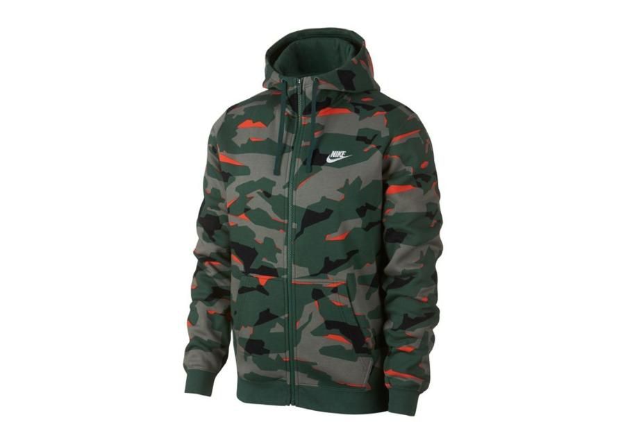 Мужская толстовка Nike NSW Club Camo Hoodie FZ M AJ2105-323 увеличить