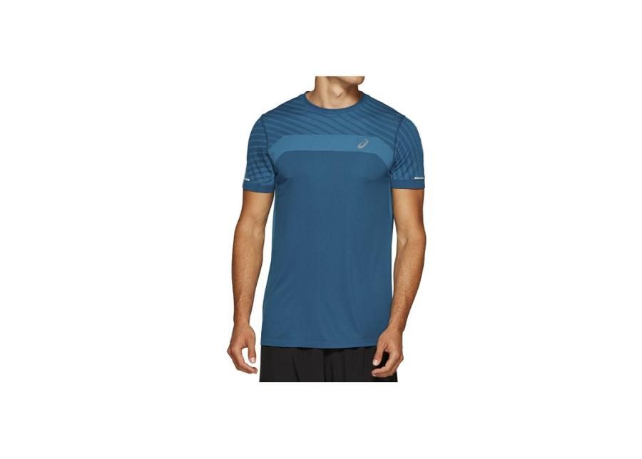 Мужская тренировочная футболка Asics Seamless SS Texture Tee M 2011A601-401 увеличить