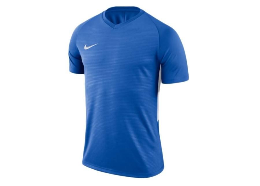 Мужская тренировочная футболка Nike NK Dry Tiempo Prem Jsy SS M 894230 463 синего цвета увеличить