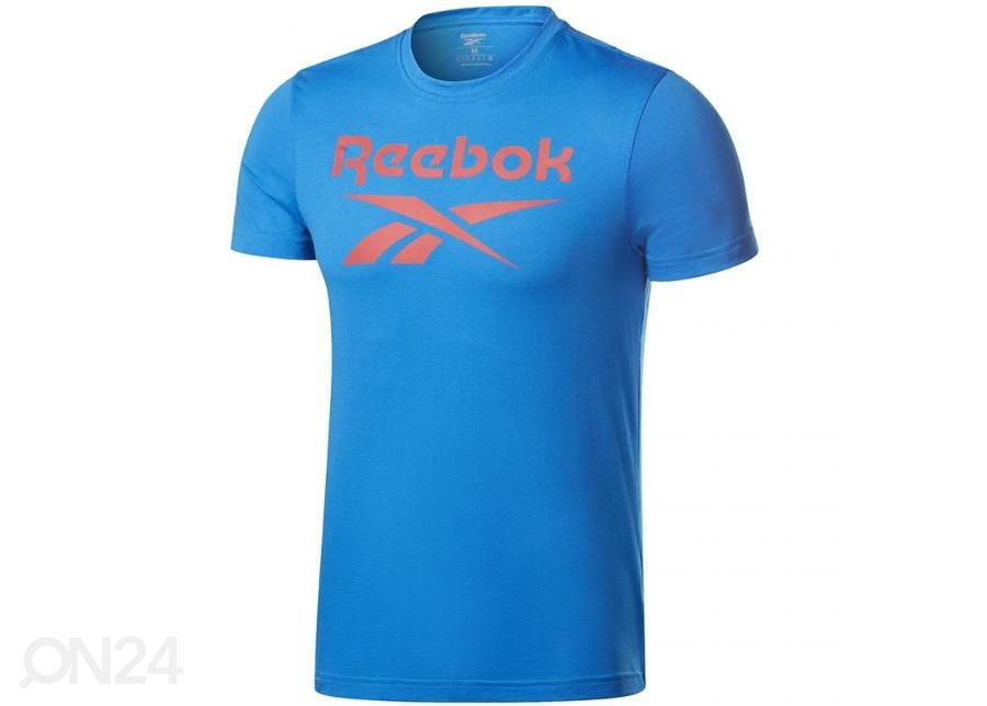 Мужская футболка для тренировок Reebok Graphic Series Reebok Stacked Tee увеличить