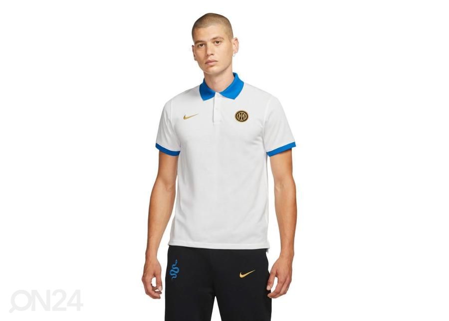 Мужская футбольная рубашка Nike Inter Mediolan Polo увеличить