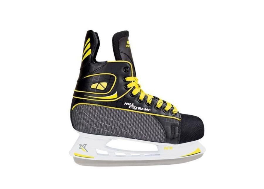 Мужские хоккейные коньки Nils Extreme чёрно-жёлтые 45 NH8556 увеличить